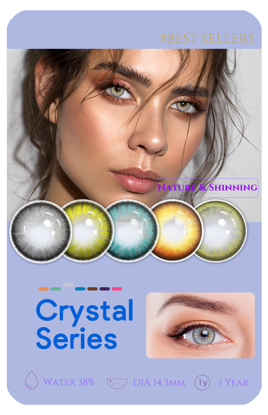 FlyDear Colored Contacts Crystal Collection