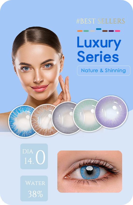 flydear colored contacts Luxury series natural look fancy color
