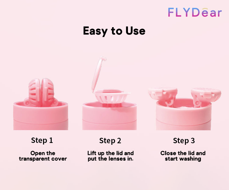 FlyDear Capsule Contact Lenses Manual Washer