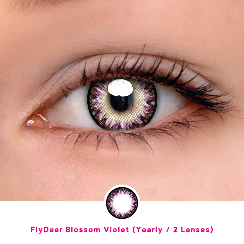 FlyDear Blossom Violet (Yearly / 2 Lenses)