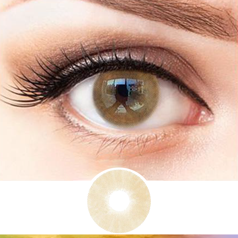 FlyDear Classical Hazel contacts natural beautiful enlarge best lenses