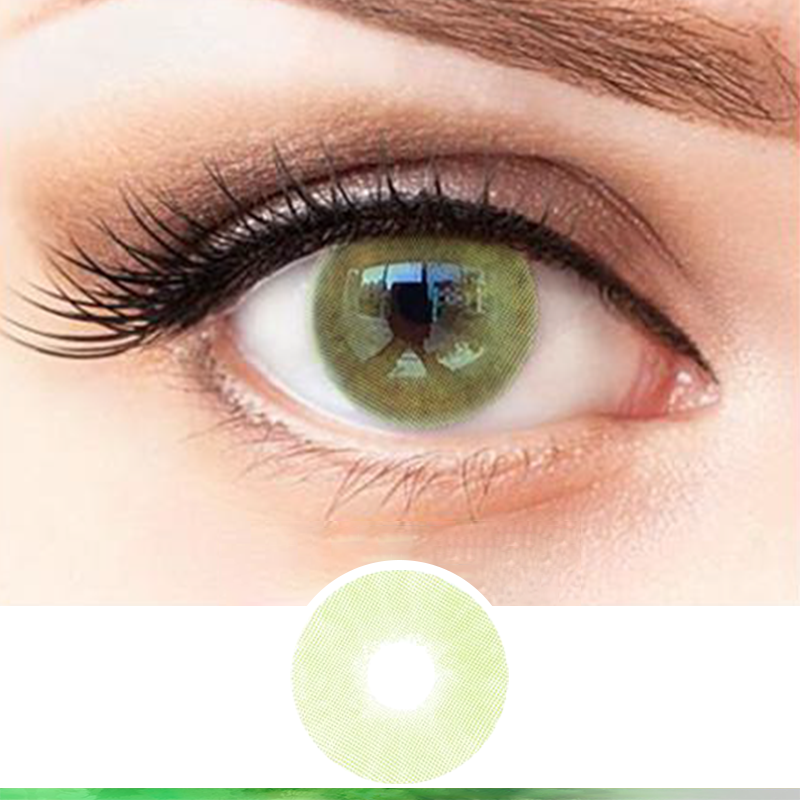 FlyDear Classical Mel Green colored contacts natural beautiful enlarge best lenses