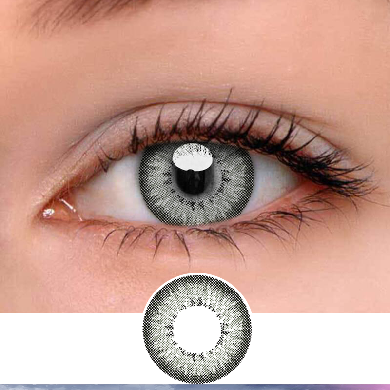 FlyDear Cosmo Grey colored contacts enlarge natural beautiful lenses best contacts