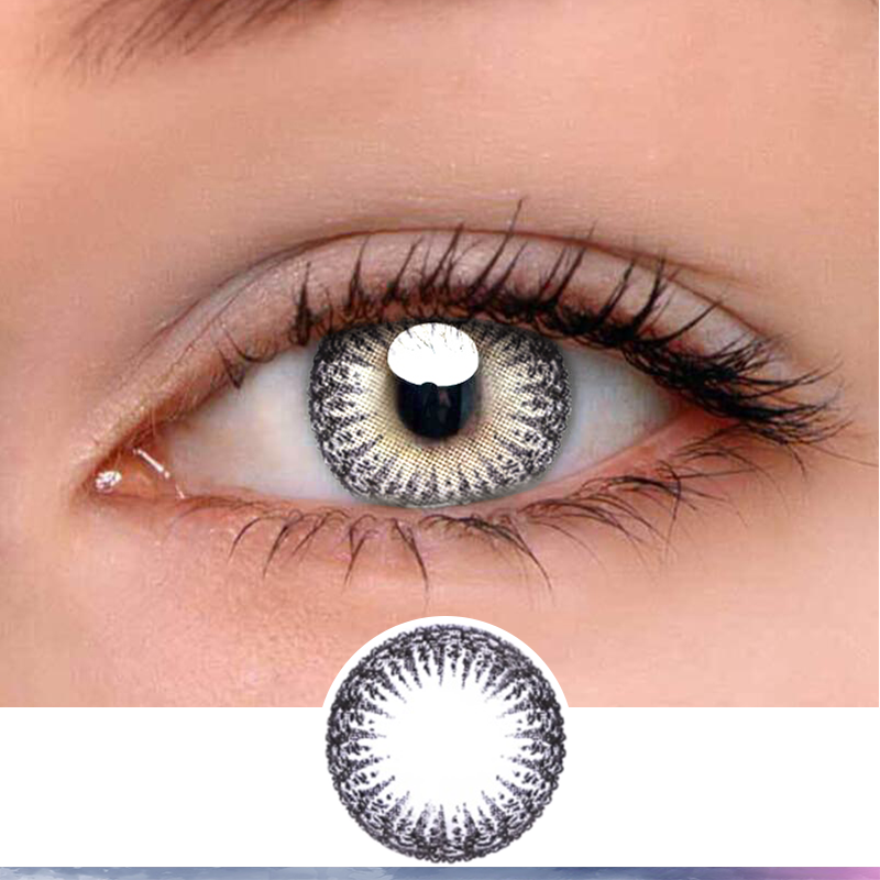 FlyDear Fresh Black colored contacts enlarge natural beautiful lenses best contacts