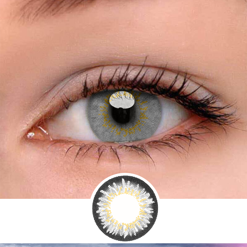FlyDear Freshy Grey colored contacts enlarge natural beautiful lenses best contacts