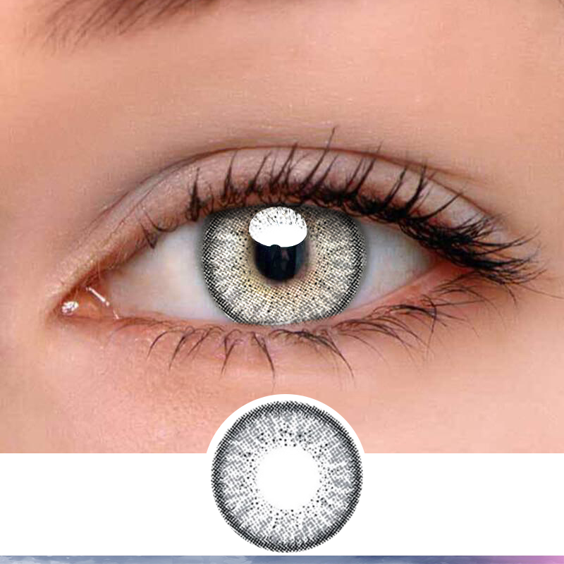 FlyDear Pury Grey colored contacts enlarge natural beautiful lenses best contacts