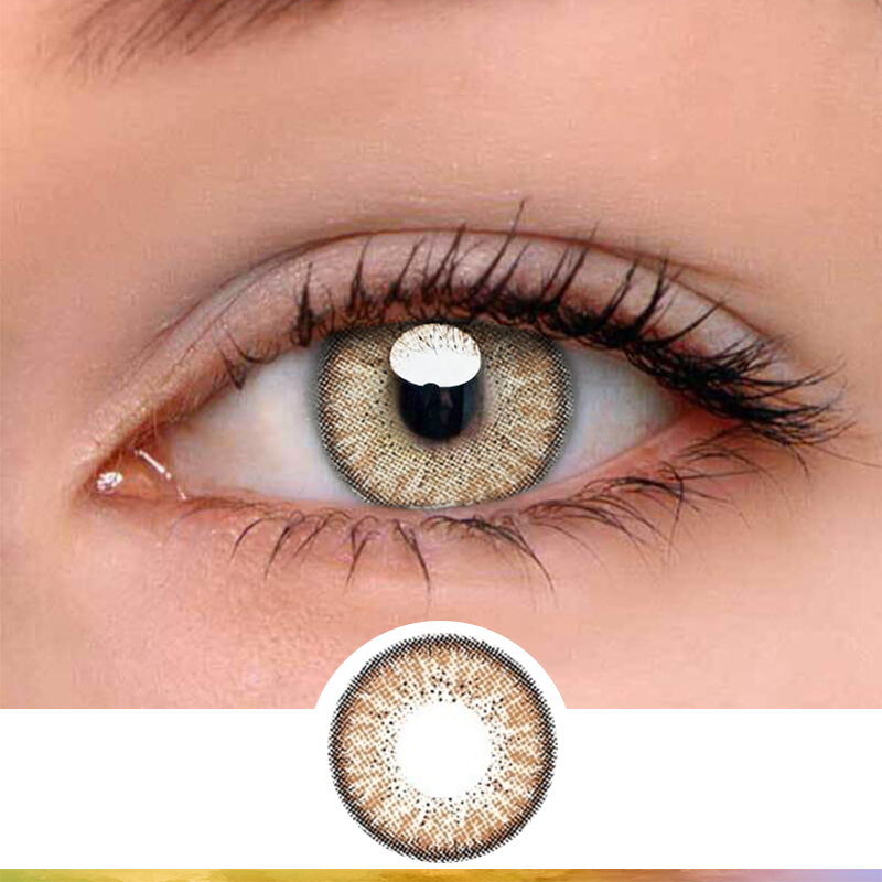 FlyDear Pury Hazel colored contacts enlarge natural beautiful lenses best contacts