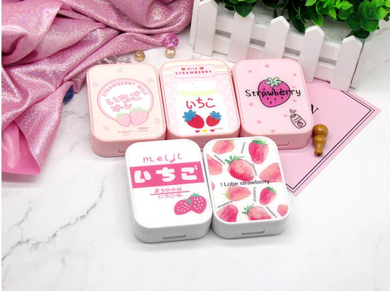 FlyDear Kawaii Strawberry II 2-in-1 Lens Case