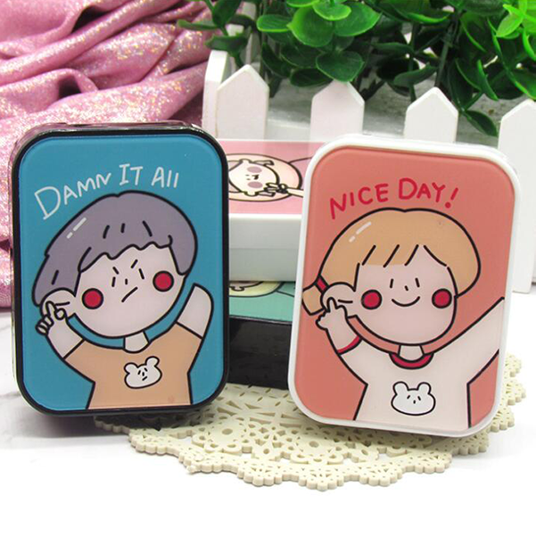 FlyDear Mad Boy And Happy Girl 2-in-1 Lens Case